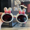 Children's polarising cartoon glasses, cute silica gel rabbit girl's, 2023 collection