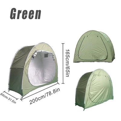 tent, outdoor freestanding cycling: Avtomobil dam çadırları - green-small-size-210d-silver-coated-oxford-fabric-20080165cm-1-4-vehicles