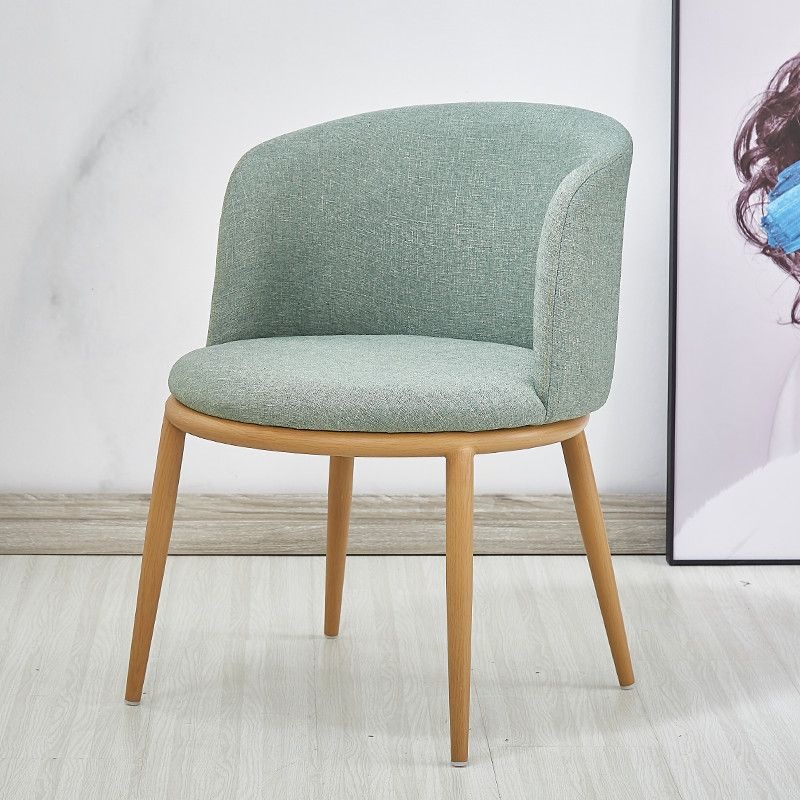 Mesa y silla de madera sólida nórdica, mesa de comedor redonda creativa, mesa de negociación moderna y simple. image 28