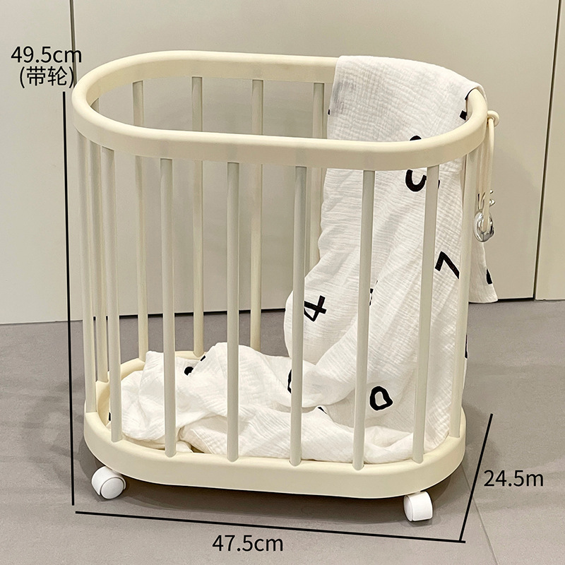 Nueva canasta de ropa sucia, ropa sucia de gran capacidad para el hogar, canasta de almacenamiento de esterilla de yoga, estante de canasta de ropa sucia de baño móvil