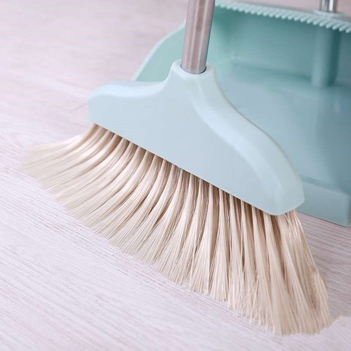 Factory supply broom set wholesale household soft broom plastic stainless steel broom long scraper dustpan combination wholesale