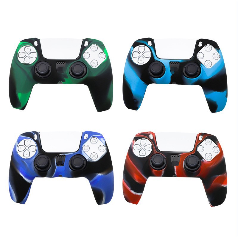 Funda Protectora para Control de Juego PS5 de Goma de Silicona, Antideslizante y Antipolvo