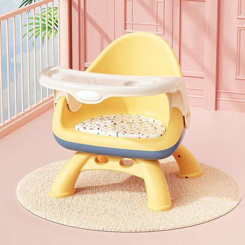 Children's dining chair, baby eating and calling chair, baby multifunctional seat, household small dining chair, bench backrest, dining table