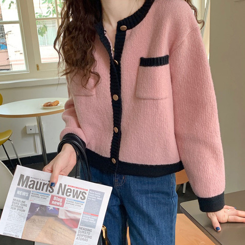 The laid-back style loose, casual and versatile sweater jacket is a new fashion hooded knitted cardigan for women in the autumn and winter of 2022 pic 24
