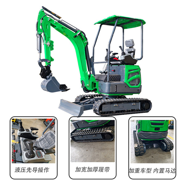 Small large crawler excavator municipal engineering excavator wood…