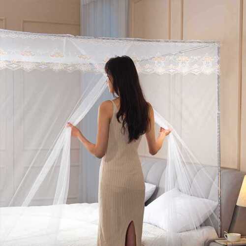 Encrypted mosquito net for home bedroom old-fashioned floor-standing 1.8m double 1.5m bed universal 1.2m single door student dormitory