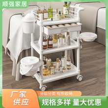 美容仪置物架多层美容院美甲工具小推车美发美睫工具整理收纳车