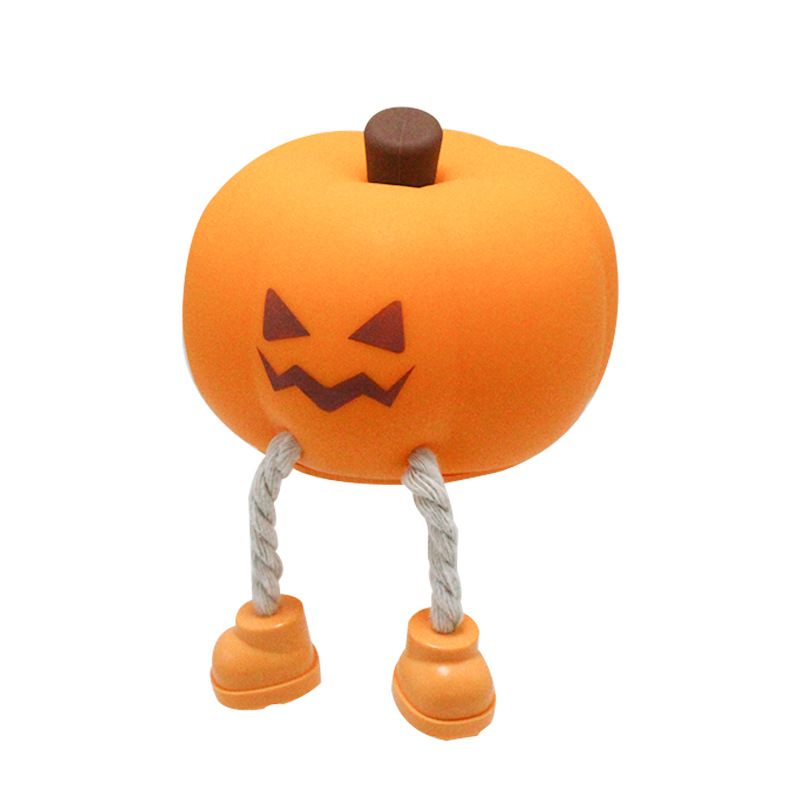 Lámpara de silicona en stock, lámpara de noche, lámpara de cabecera, lámpara de calabaza de Halloween, decoración extraña, decoración, diseño de fiesta