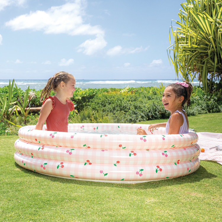 Original Genuine Intex Kidsren's Paddling Pool Cherry Inflatable Swimming Ocean Ball Pool Bath Pool Sand Pool 58432