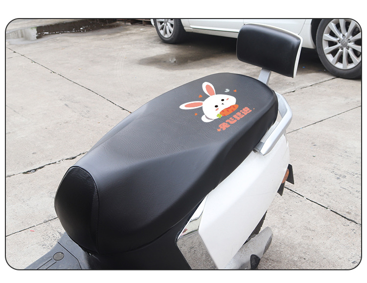 Moshuntong Electric Vehicle High Stretch Leather Seat Cover Waterproof Sun Cover Seat Cover Motorcycle Scooter Chair Cover