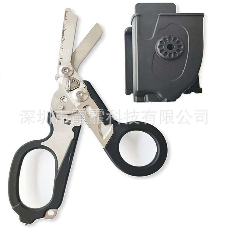 Herramienta al aire libre tijeras multifuncional plegable táctico alicates leatherman mismo Raptor herramienta de rescate