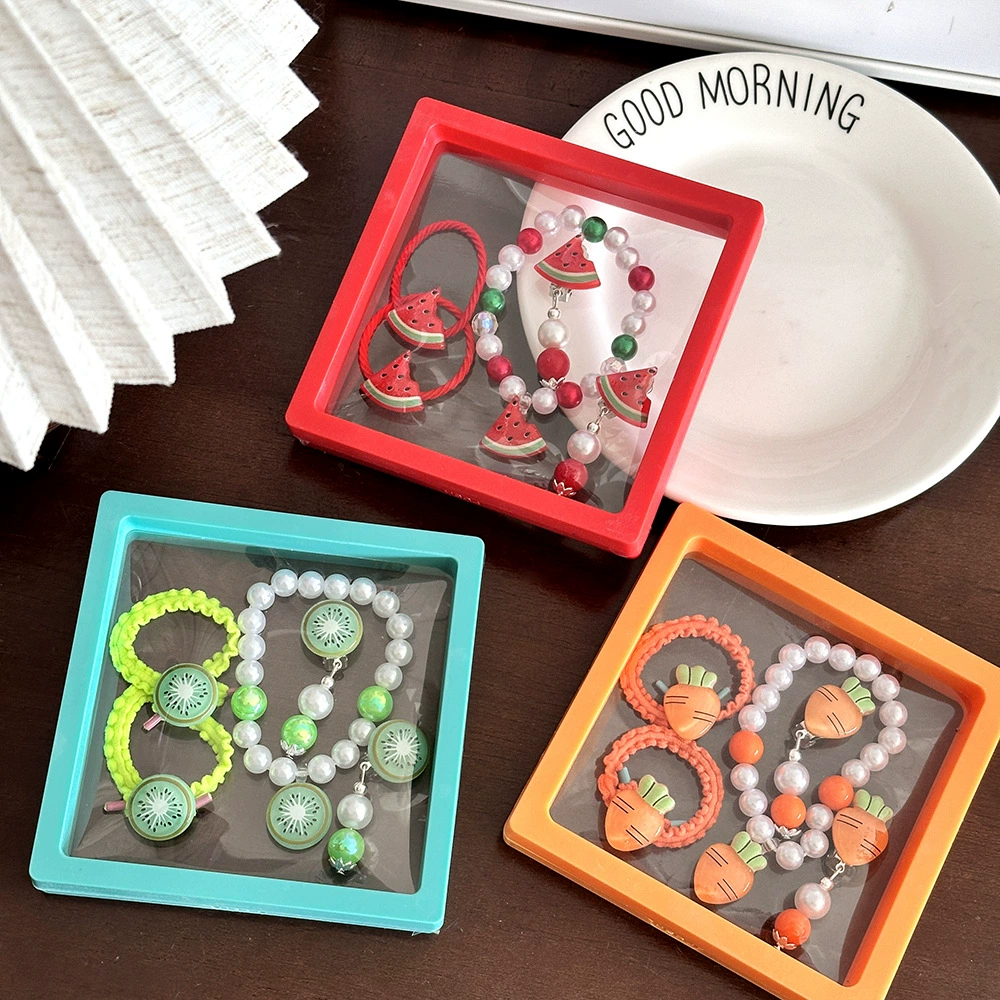 Детский фруктовый жемчужный браслет набор подарок на день рождения для девочек