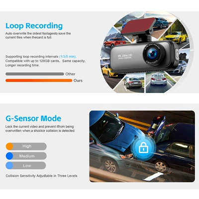 Driving recorder, Cross-Border 4K Driving Recorder Wifi