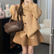 ţ�ǿ�㼑��L�黨�Iᘿ���ë������Ů��Ʒ+�����@�ݶ�ȹ���b��ɫ
