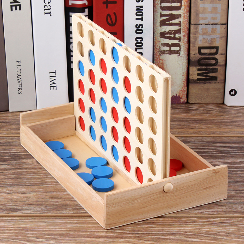 立体四連将棋四子ゲーム将棋p 0.34kg児童知育早教多人数玩具木製ケース多色|undefined