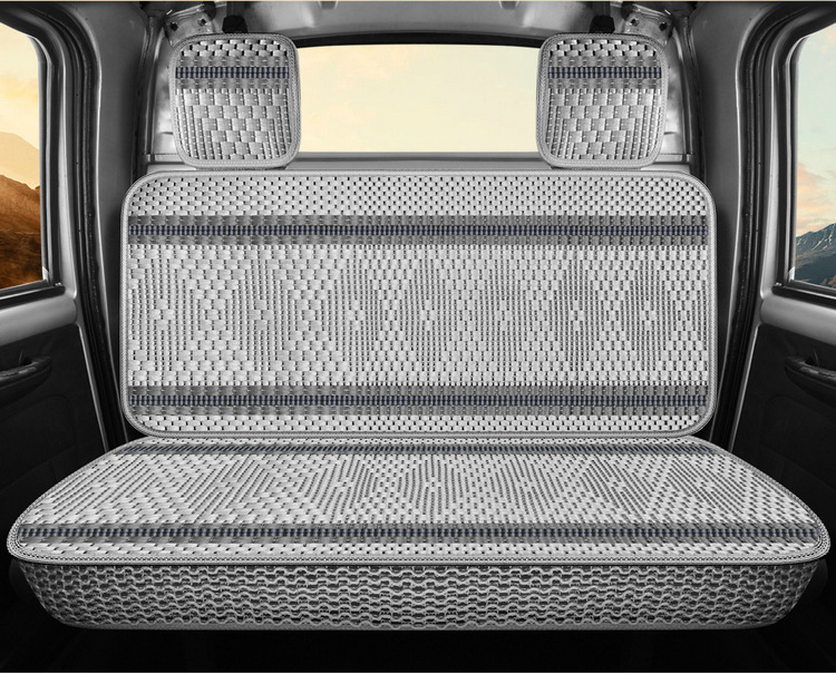 Special wuling glory new card 1.51.8 double-row seat small truck for special car ice silk breathable four-season seat cover
