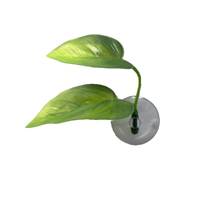 Pez betta hoja de descanso acuario simulación decorativa hoja de plástico suave Pez betta cama de producción doble observación y descanso hoja de desove