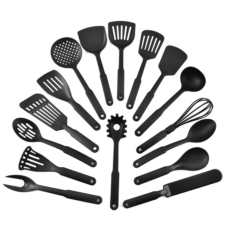 工厂直供尼龙厨具不粘锅煎铲汤勺更意粉爪烹饪勺铲尼龙厨具套装|undefined