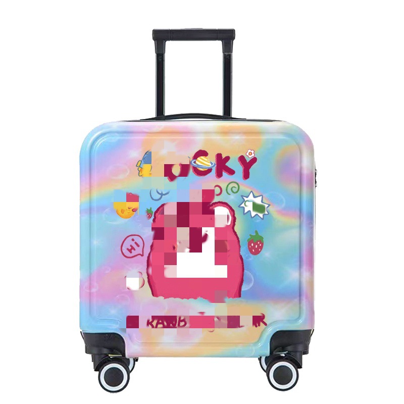 20 인치 그라디언트 컬러 딸기 곰