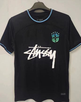 スタッシーシグネチャージャージ人気スタイルカジュアル半袖パリフラメンゴ恶魔島サッカーユニフォーム高品質|undefined