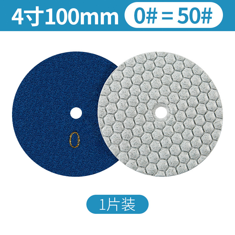 Diamante seco pieza de pulido de piedra pieza de mármol granito renovación azulejo recorte ángulo amoladora pieza de molienda