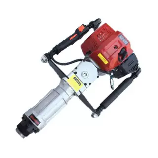 手持式打桩机 植桩机 河道木桩打桩机冲击式植桩机气动防汛打桩机