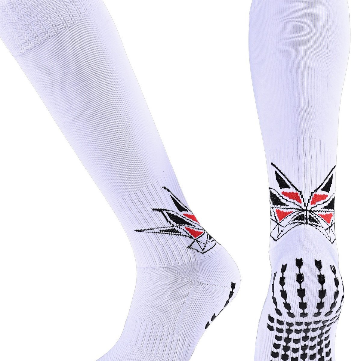 6118 #   Solid Color Football Socks Men's Long Tube Professional Glue Socks Competition Adult Sweat-Absorbent Wear-Resistant Anti-Slip Sports Socks