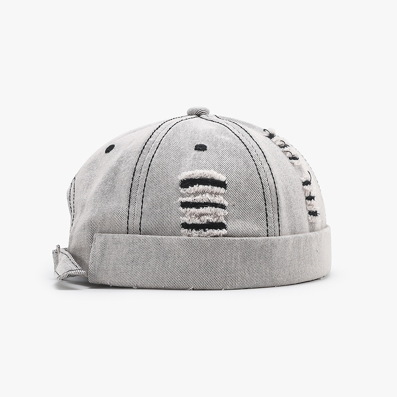 Gorro docker verano hombre gorra marinera perforada street style_voghion.com