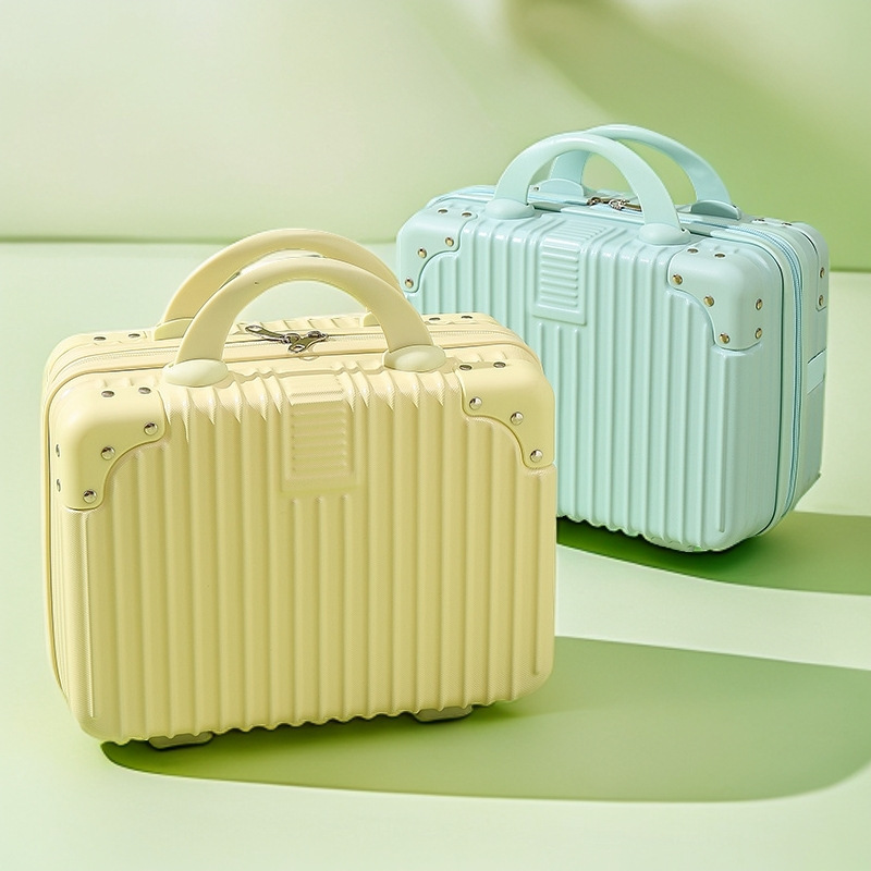Small Suitcase 14inch Cosmetic Case Small Luggage Case Gift Box Lightweight Makeup Bag Password Lock Case 14inch Carry-On Suitcase Small Suitcase 14inch Cosmetic Case Small Luggage Case Gift Box Lightweight Makeup Bag Password Lock Case 14inch Carry-On Suitcase
