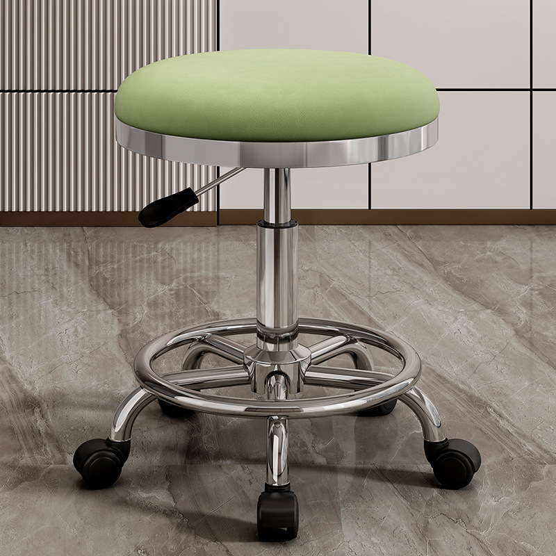 silla de dentista de estética elevadora polea de manicura silla giratoria silla de computadora silla de laboratorio maestro taburete