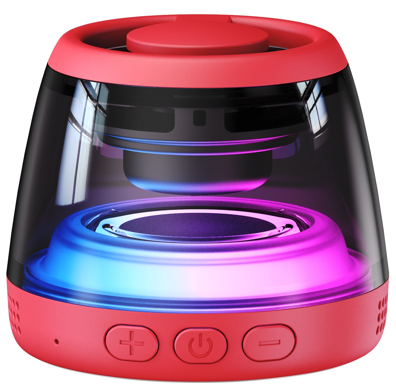 Altavoz Bluetooth magnético M2 transfronterizo Tarjeta inalámbrica Altavoz de luz ambiental Mini RBG Subwoofer Liuli Sonido Bluetooth