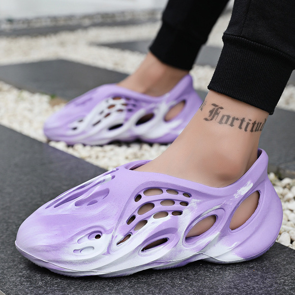Summer Crocs-style slippers
