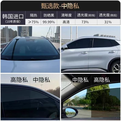 Insulation Film, Explosion-Proof Film, Privacy – Automotive Film - full-car-package-including-construction-selected-model-medium-privacy-full-car-package