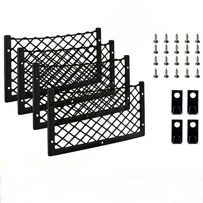 房车收纳网袋挂袋 客车商务车座椅后背挂袋 拖挂拖车置物袋收纳袋