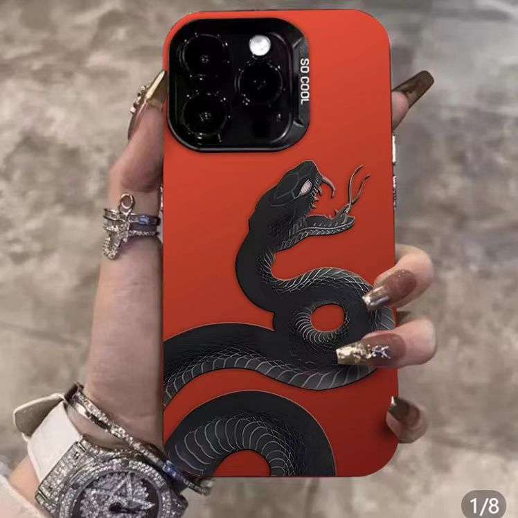 2025 nuevo aplicable iPhone 16 funda para teléfono móvil Apple 15promax/14 anti-caída 13pro12 cool 11