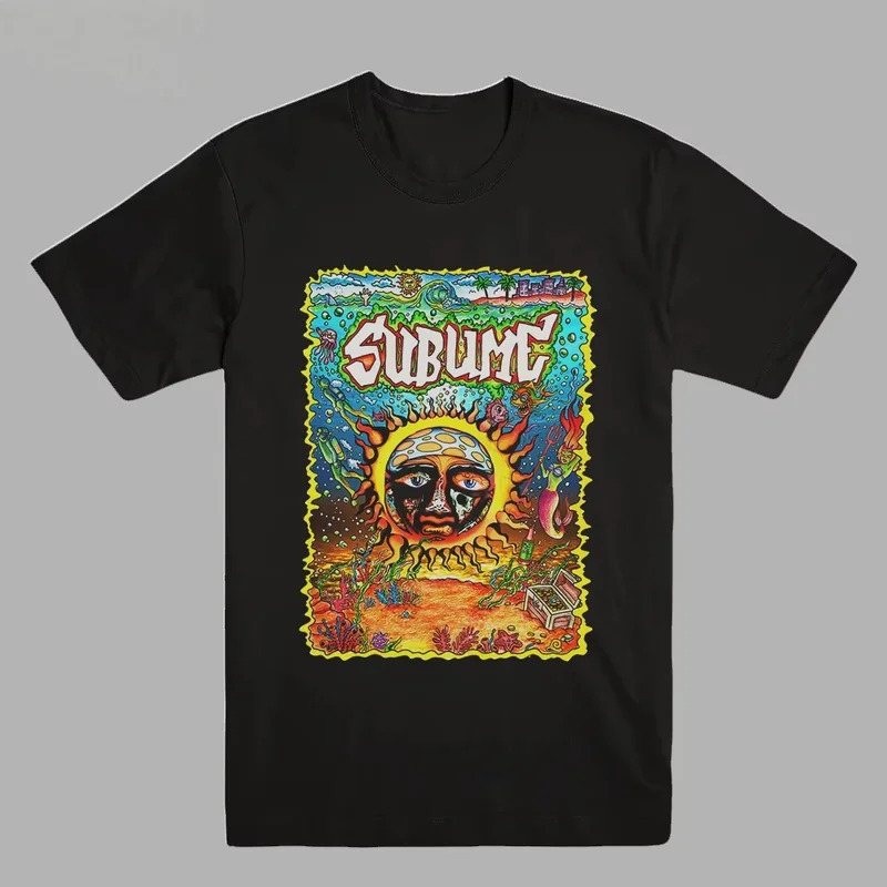 【Cross-Border European Size】Sublime T-Shirt Band Ska Punk Rock American Hip