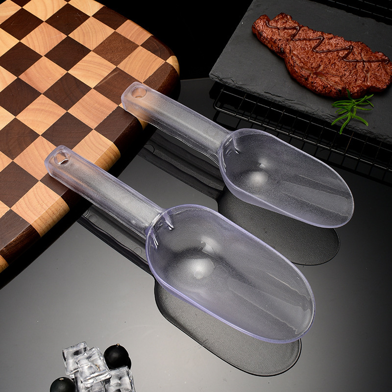Ice Maker ice shovel plastic integrated milk tea shop special food shovel ice cube shovel flour Rice Sugar melon seeds spoon commercial