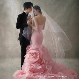 新郎西服套装男士英伦修身韩版西装结婚两件套婚礼塔士多晚礼服男