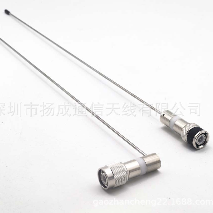 400-470MHz 车台天线杆BNC/TNC全向鞭状钢丝弹簧天线36厘米3.5DBi