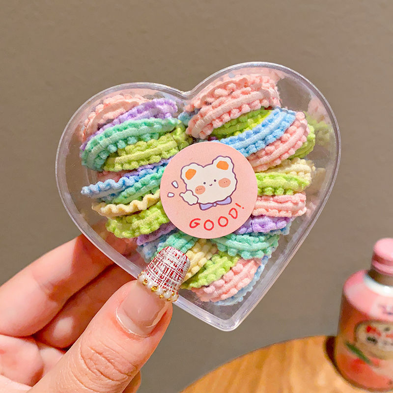 Linda lazo para el pulgar de los niños, cuerda para el cabello alta elástica y duradera, la cabeza del bebé de los niños no daña el cabello, cuerda para la cabeza de goma para mujeres