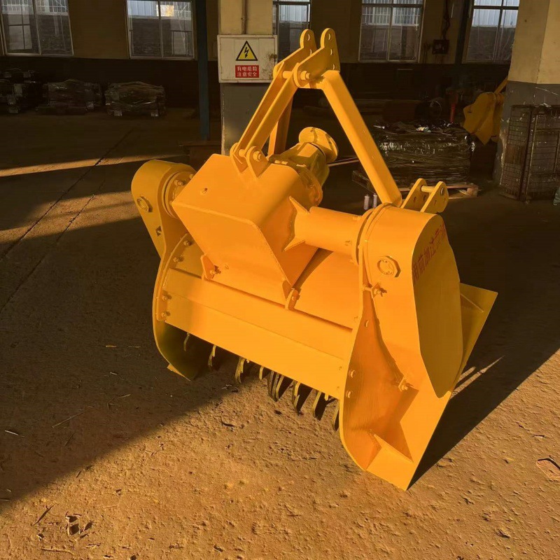 焊接箱体树根粉碎机  牵引式树桩破碎机  清地还田设备