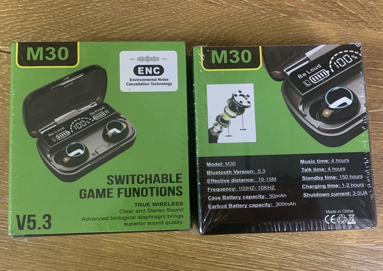 Auriculares Bluetooth M30
