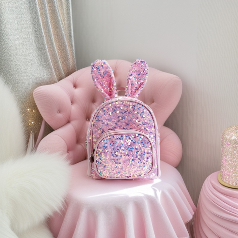 2026 In Stock Trendy Lightweight Children's Backpack with Sequins, Suitable for Kindergarten and Children's Schoolbags, Reduces Burden