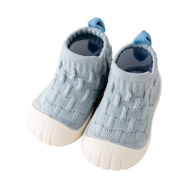 Zapatos de piso para bebés primavera y otoño nuevos zapatos de piso suave para bebés de color sólido zapatos para niños y niñas