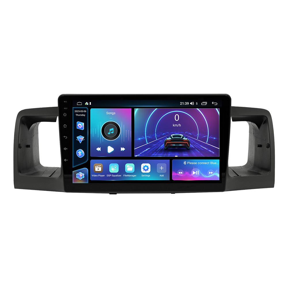 Aplicable a 07 - 12 años Toyota Viejo Corolla Android navegación en coche todo-en - uno FangYitong cuatro núcleos / ocho núcleos motor de coche