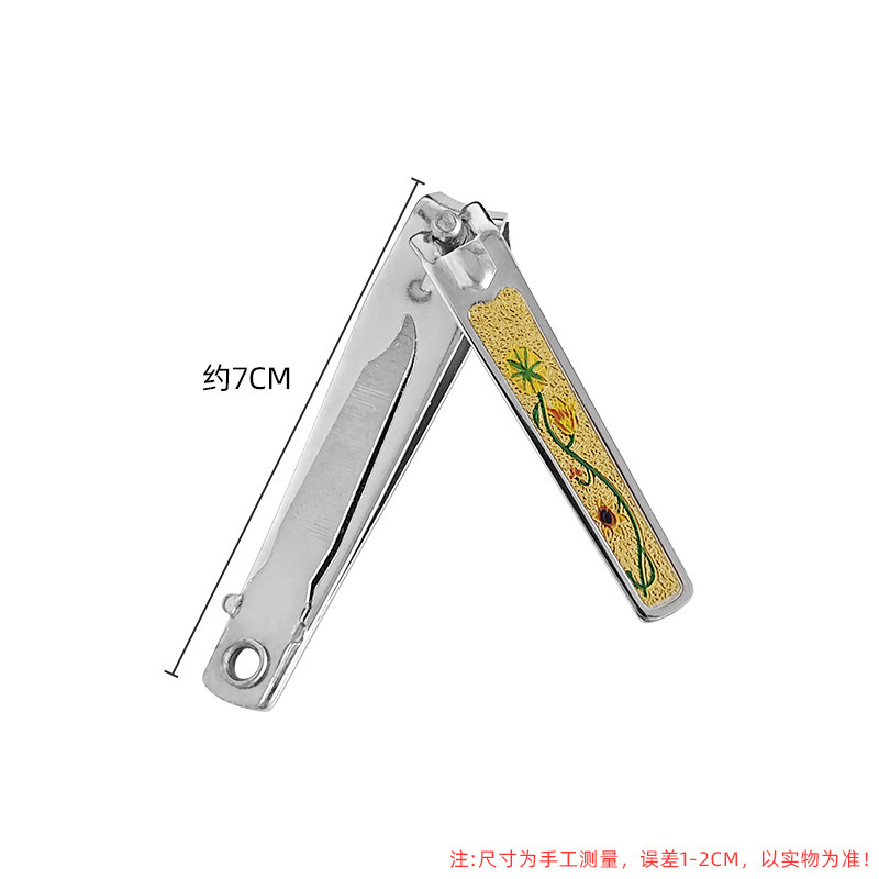 爪切りセット、耳かき、斜めキーホルダーペンダント、家庭用ポータブルマニキュア、マニキュア、耳かきツール|undefined