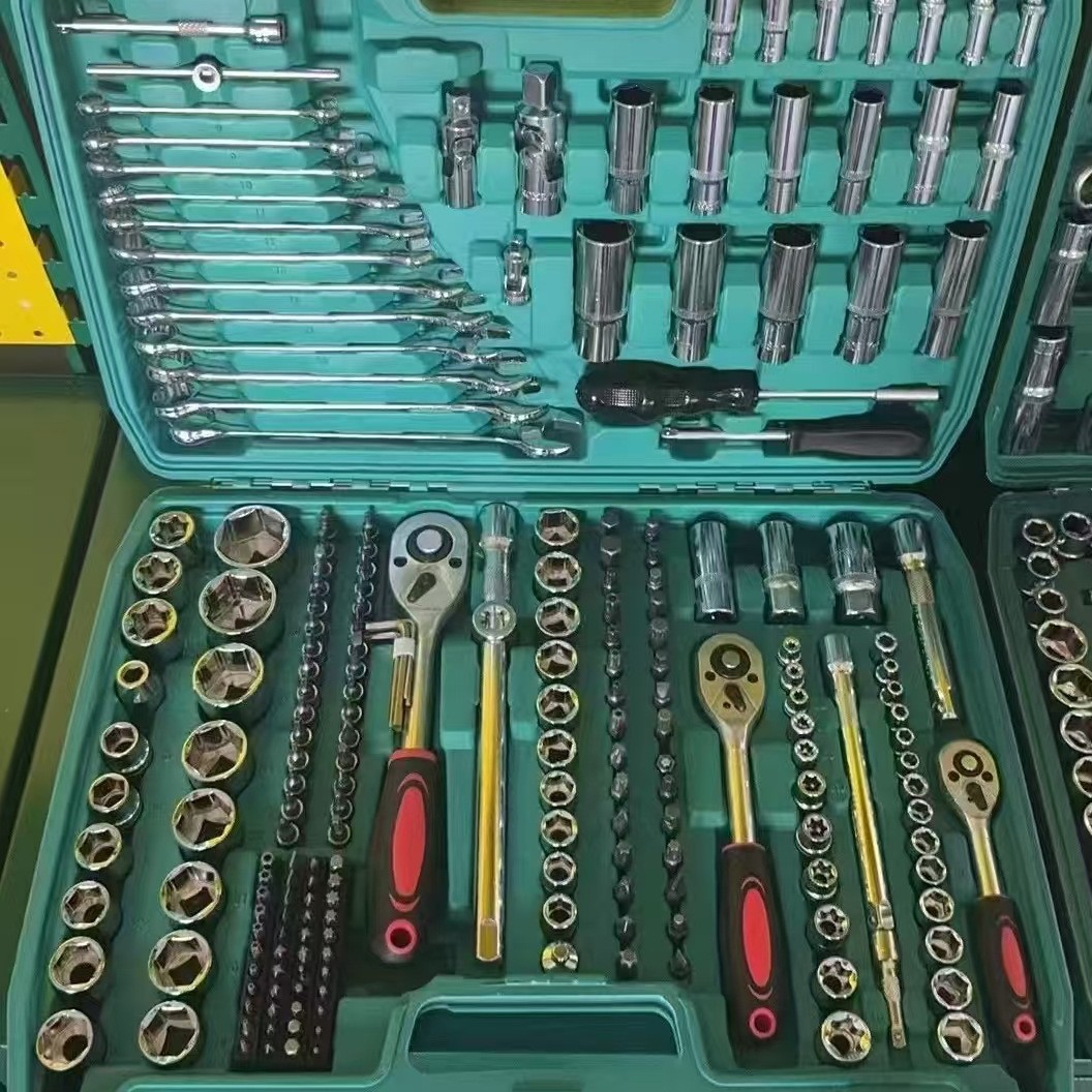 Juego de Herramientas de Trinquete para Auto de 216 Piezas 72 Dientes en Acero al Cromo Vanadio para Reparación Automotriz image 3