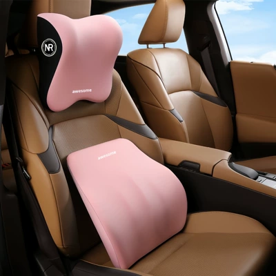 Waist support — lumbar support - cherry-blossom-powder-headrest-h-individually-packaged