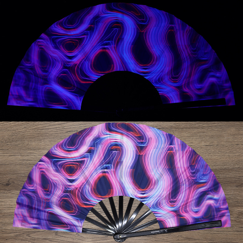 Fabricante abanico plegable abanico de moda abanico femenino estilo clásico estilo británico abanico de kung fu estilo europeo y americano fuente transfronteriza fuente de Amazon