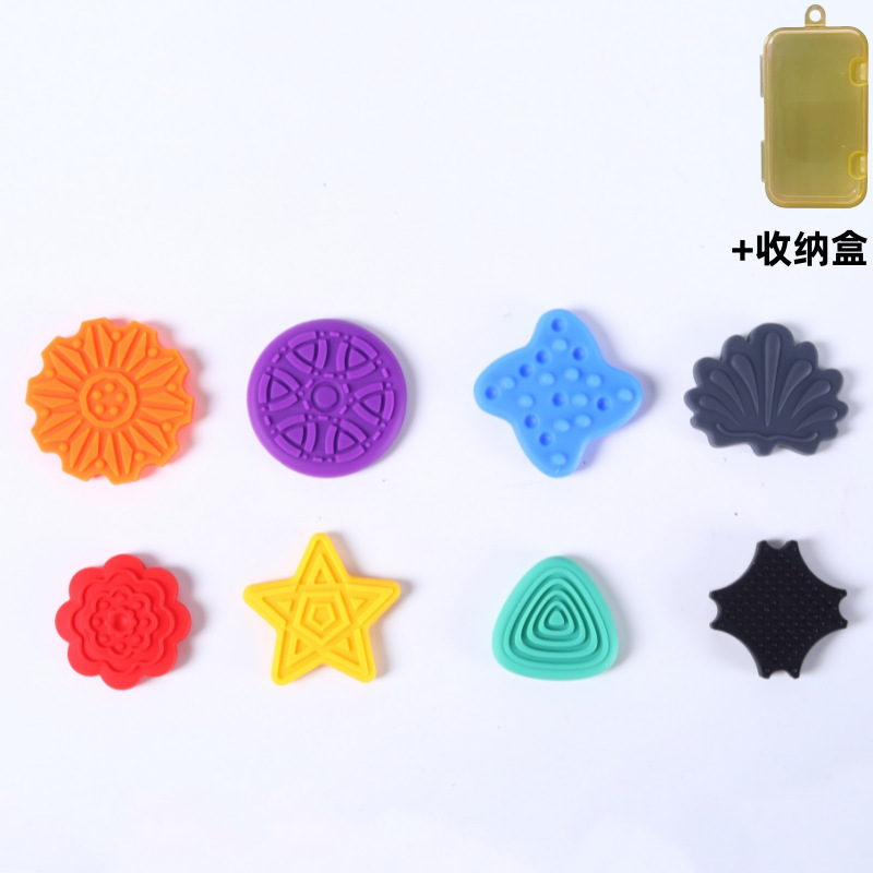 跨境新款儿童感官解压玩具 Sensory toys 柔软硅胶减压石玩具|undefined